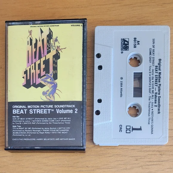 Breakin', Beat Street, Beat Street Vol 2 - 1980s Cassette Tapes (Lot of 3)  - Picture 7 of 8